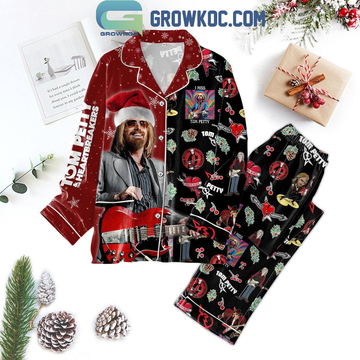 Tom Petty And The Heartbreakers Merry Christmas Polyester Pajamas Set 1 BasDH