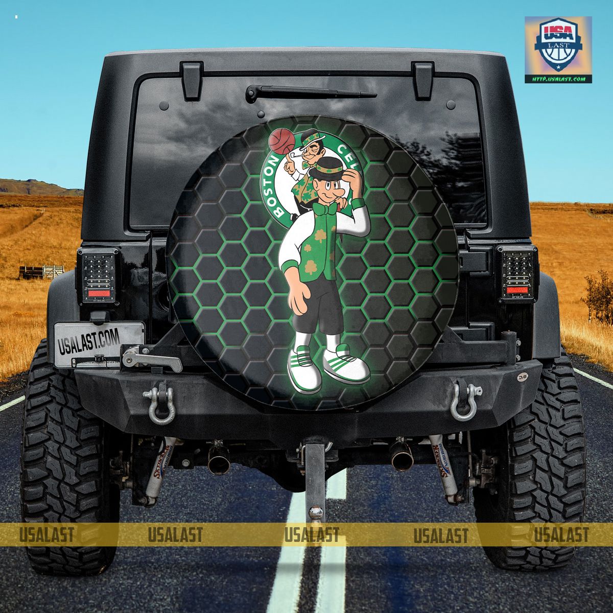 VAZVCTj4 boston celtics nba mascot spare tire cover 3 1RsZG