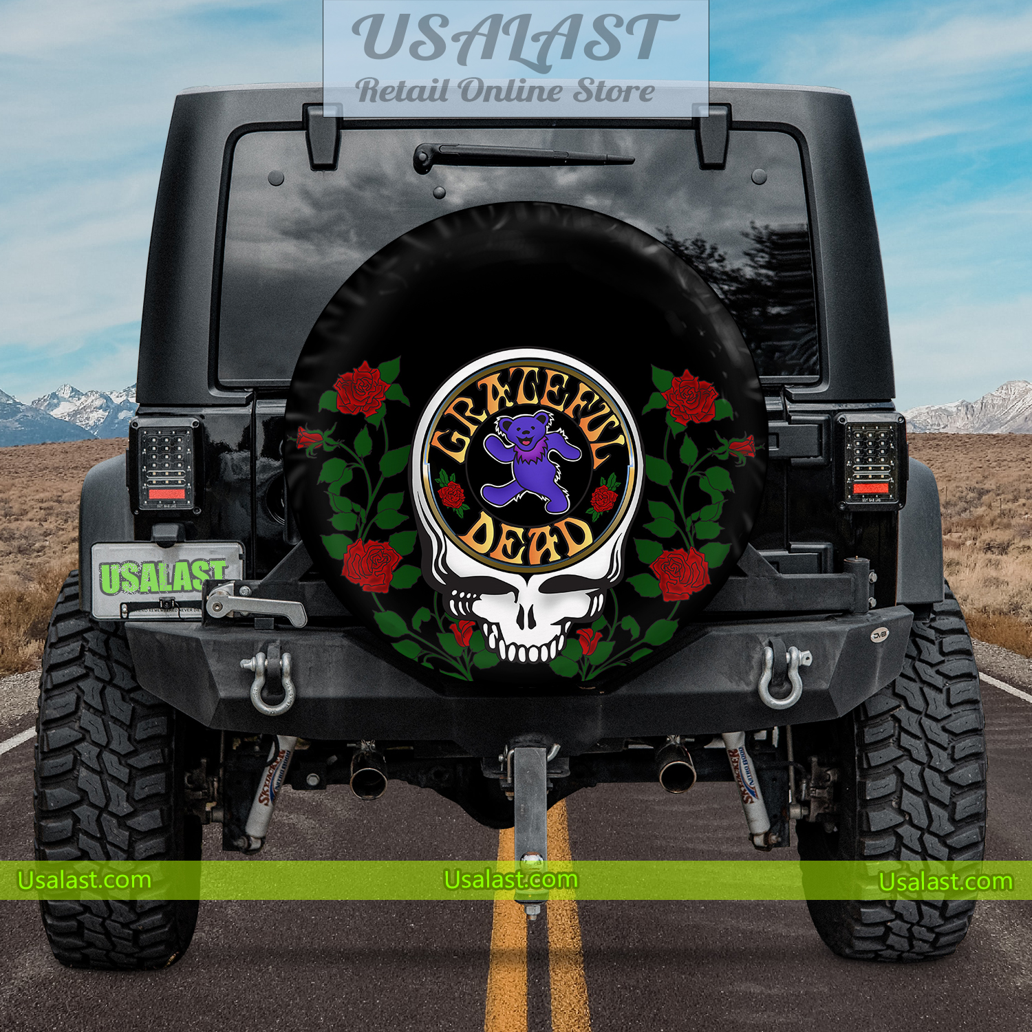 VKEeD4uF Greatful2BDead2BRose2BFlower2BSpare2BTire2BCover2B1 Xhqps