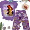 Willy Wonka And The Chocolate Factory Purple Design Christmas Fleece Pajamas Set2B1 MVqm5