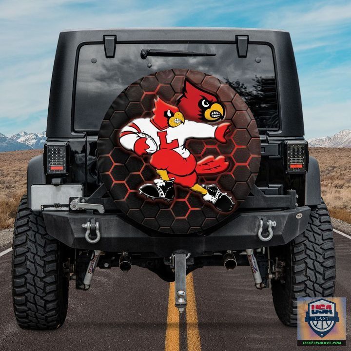 X1t570CD BDT270522 70xxxLouisville Cardinals NCAA Mascot Spare Tire Cover