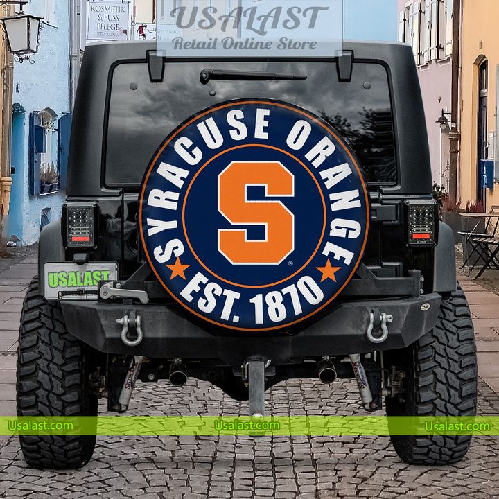 YB4PCKmm syracuse orange est 1870 spare tire cover 1 6fY2M