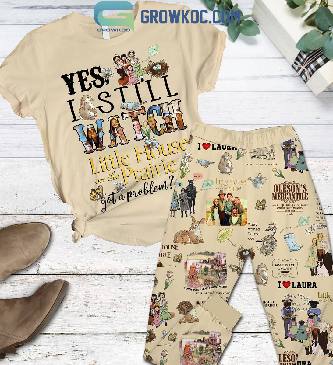 Yes I Still Watch Little House On The Prairie Got A Problem Fleece Pajamas Set2B1 w4CVX Yes I Still Watch Little House On The Prairie Got A Problem Fleece Pajamas Set2B1 w4CVX