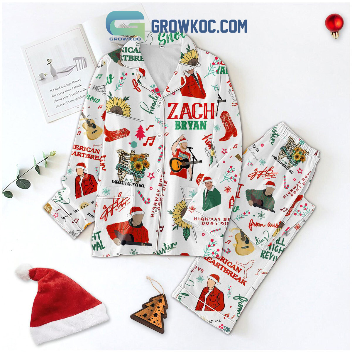 Zach Bryan Highway Boys Dont Die Pajamas Set2B1 lSMZU