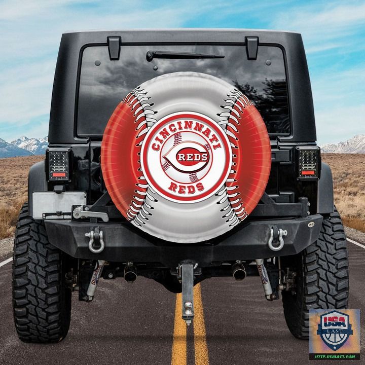 aRvJu4Sx BDT270522 55xxxCincinnati Reds MLB Spare Tire Cover