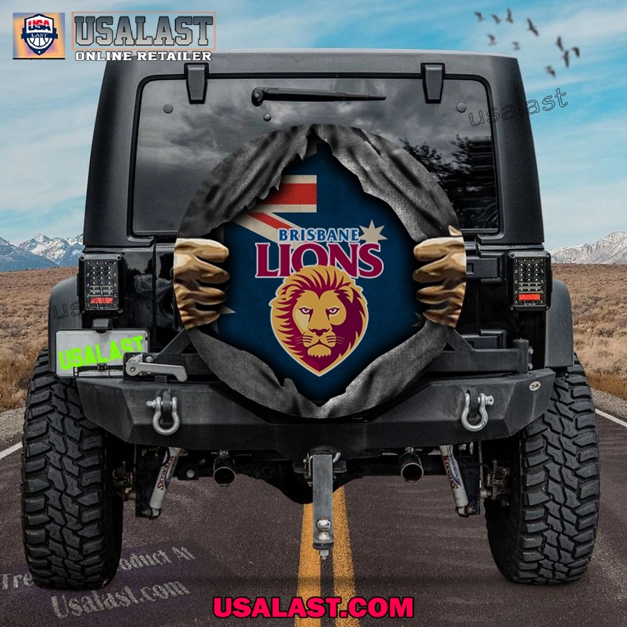 afl brisbane lions australia flag spare tire cover 1 3Ibtx