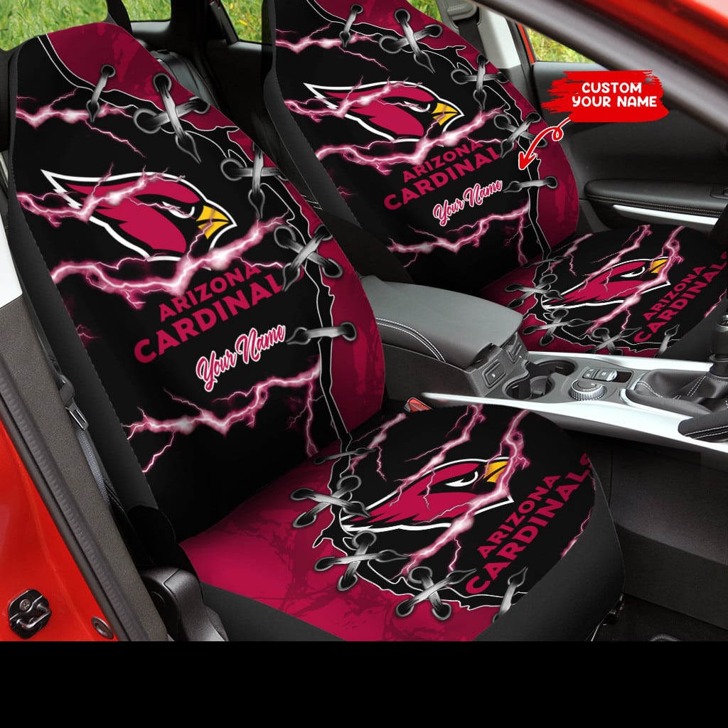 arizona cardinals personalized car seat covers bg239 so9j5