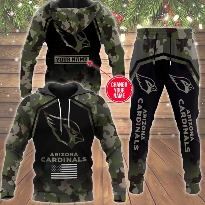 arizona cardinals personalized hoodie and joggers bb534 37fjg