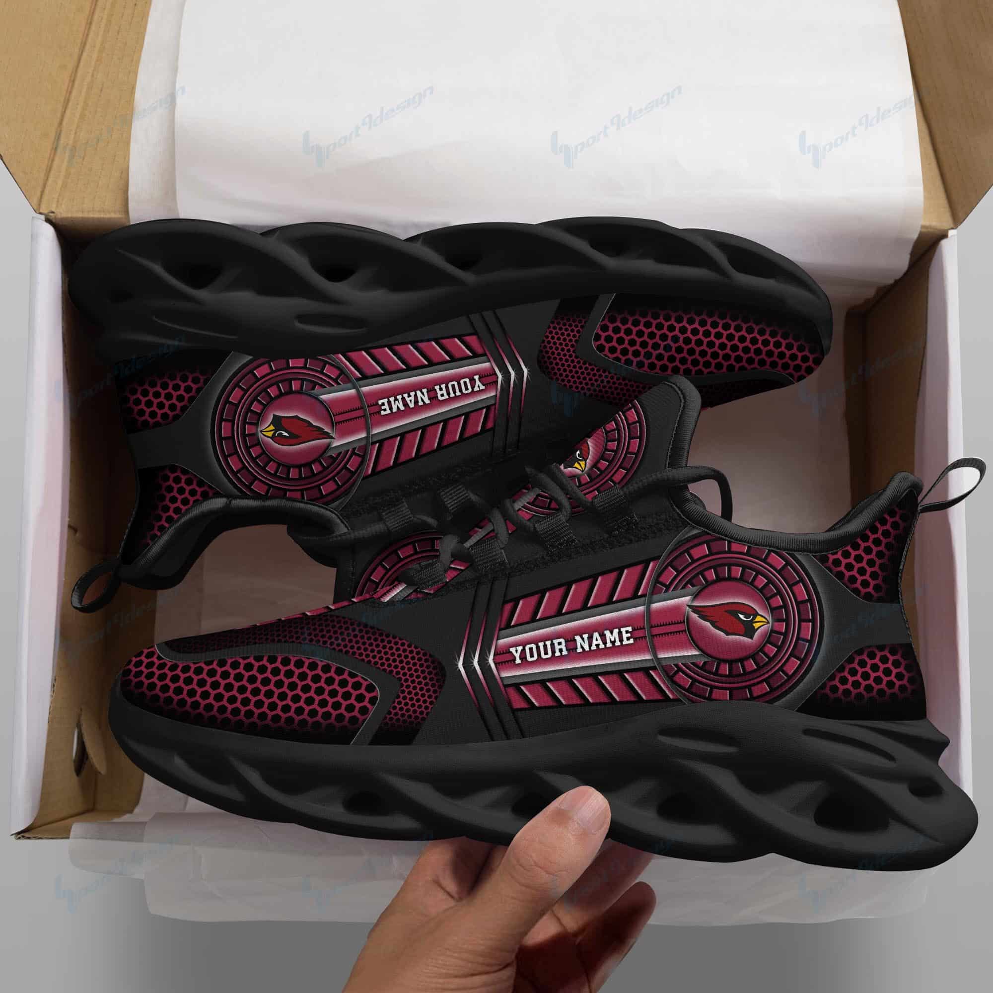 arizona cardinals personalized running sneakers spd170 kbtbp