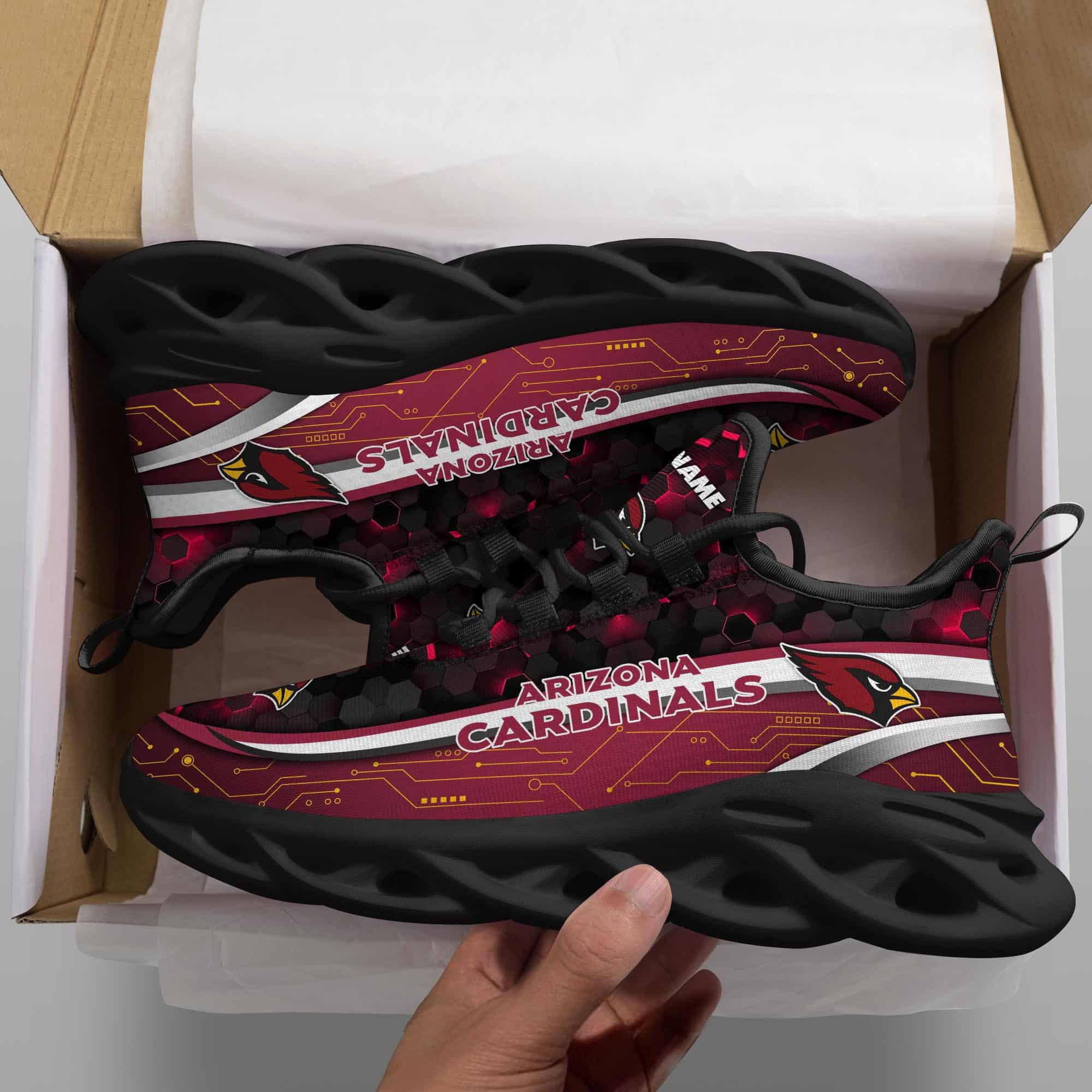 arizona cardinals personalized yezy running sneakers 114 ad4ux