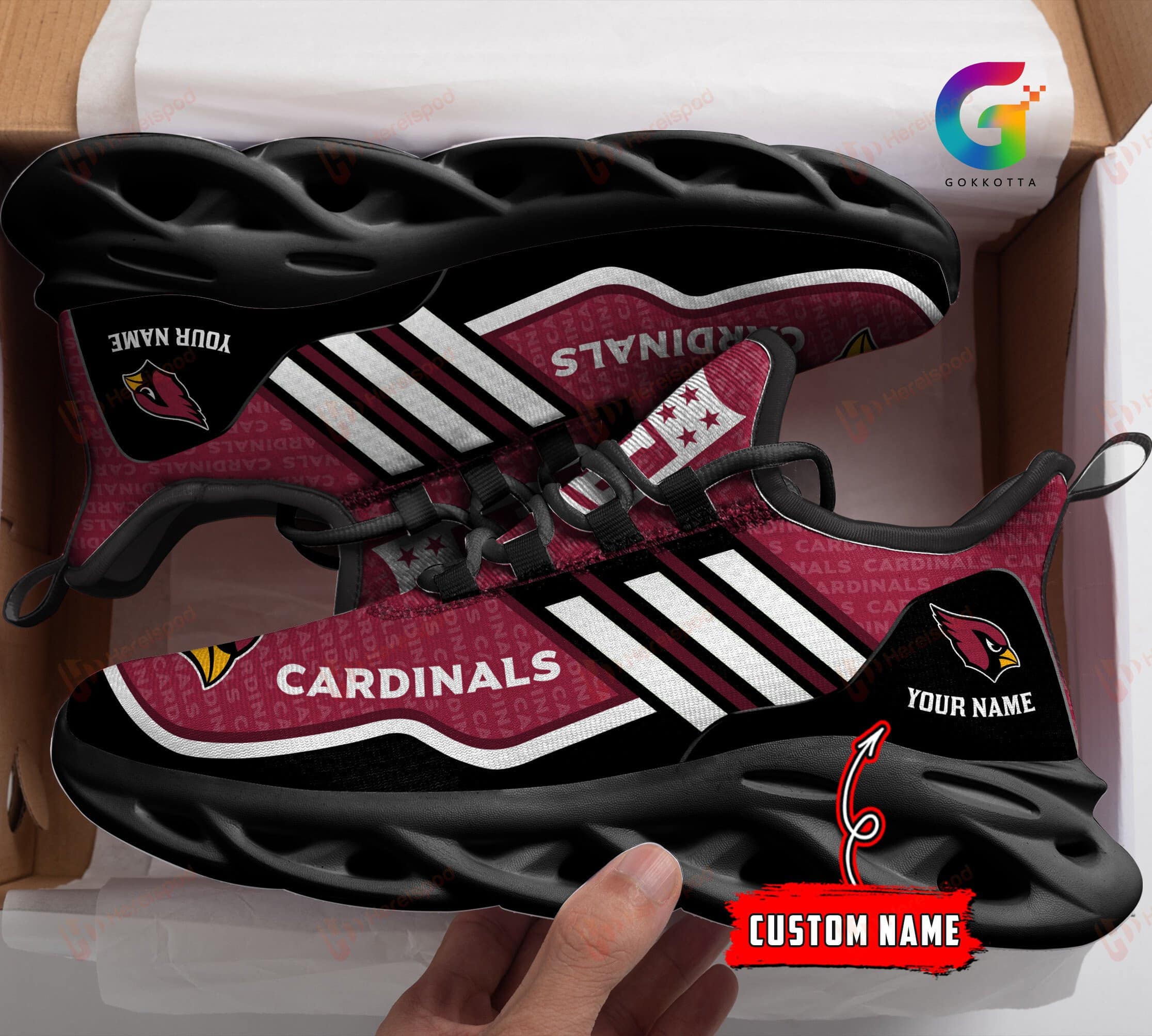 arizona cardinals personalized yezy running sneakers 150 ogcvi