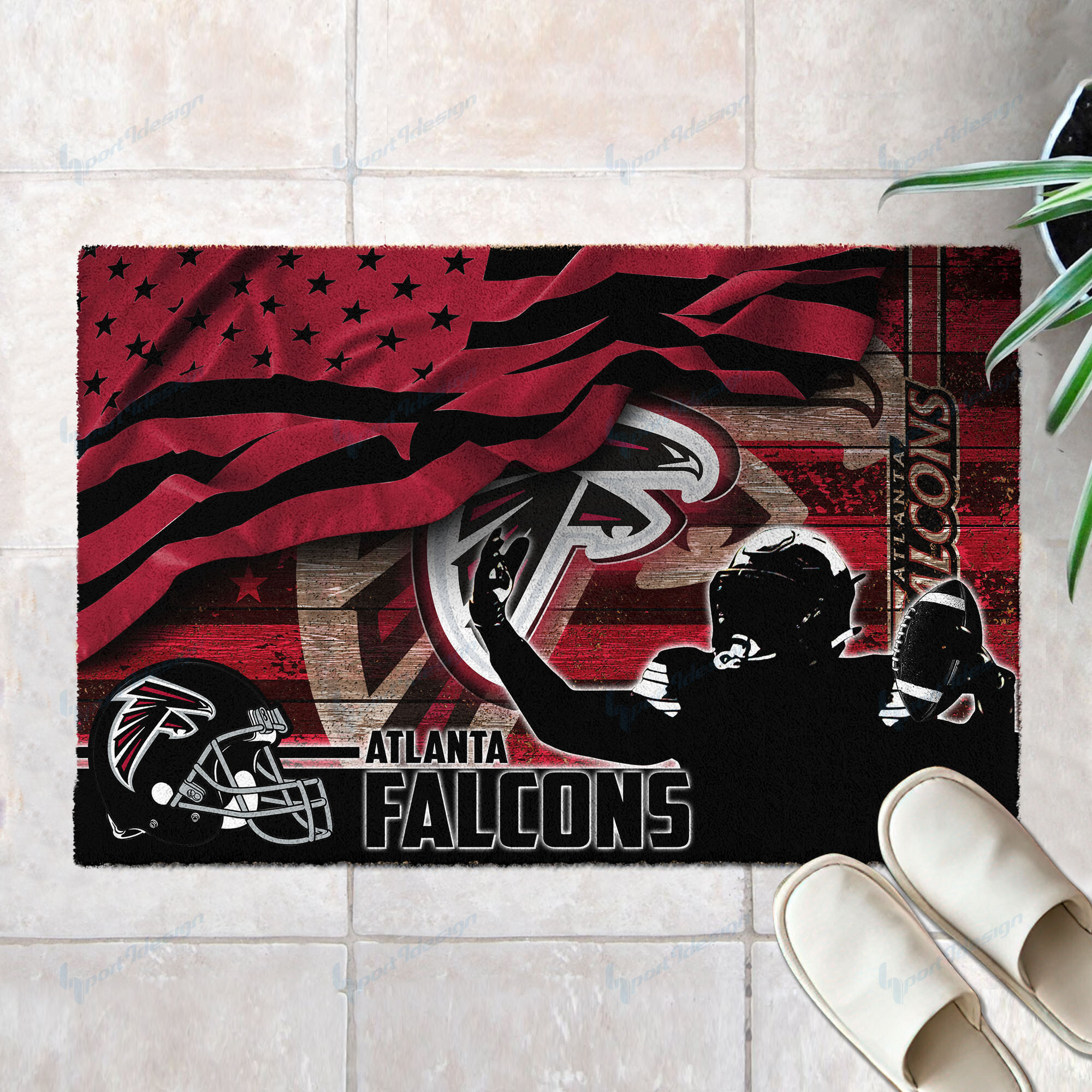 atlanta falcons doormat bg32 hc0nr