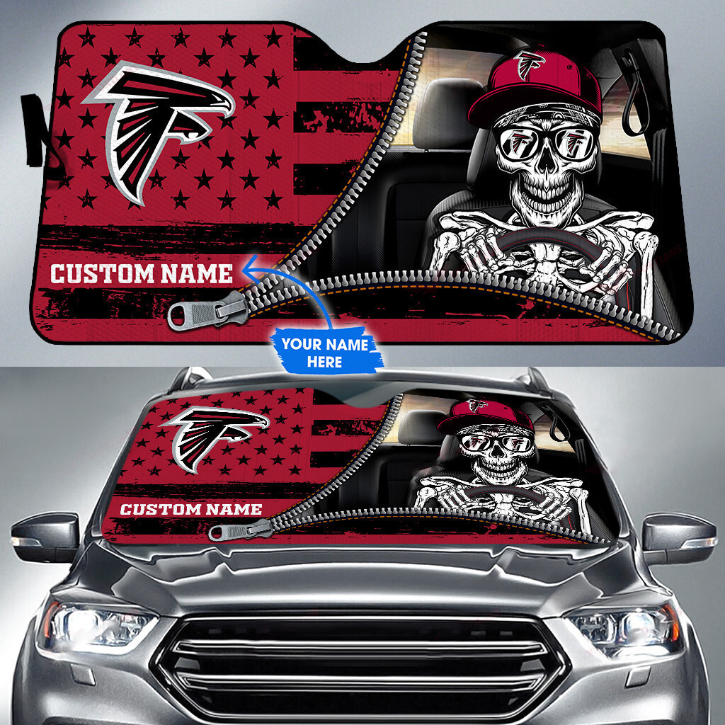 atlanta falcons personalized auto sun shade bg63 bozvu