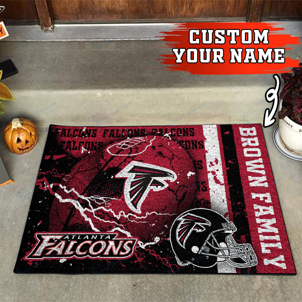 atlanta falcons personalized doormat bg02 1dvyc