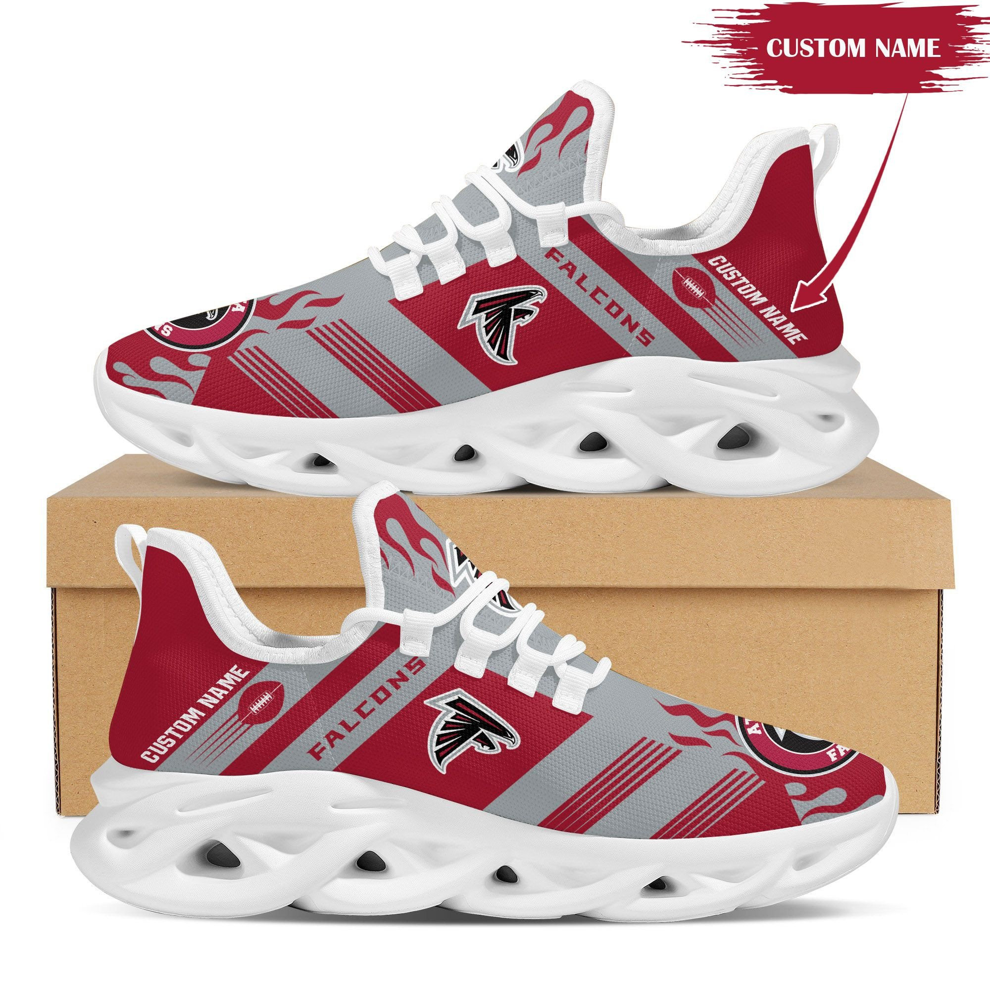 atlanta falcons personalized yezy running sneakers bb569 chxo6