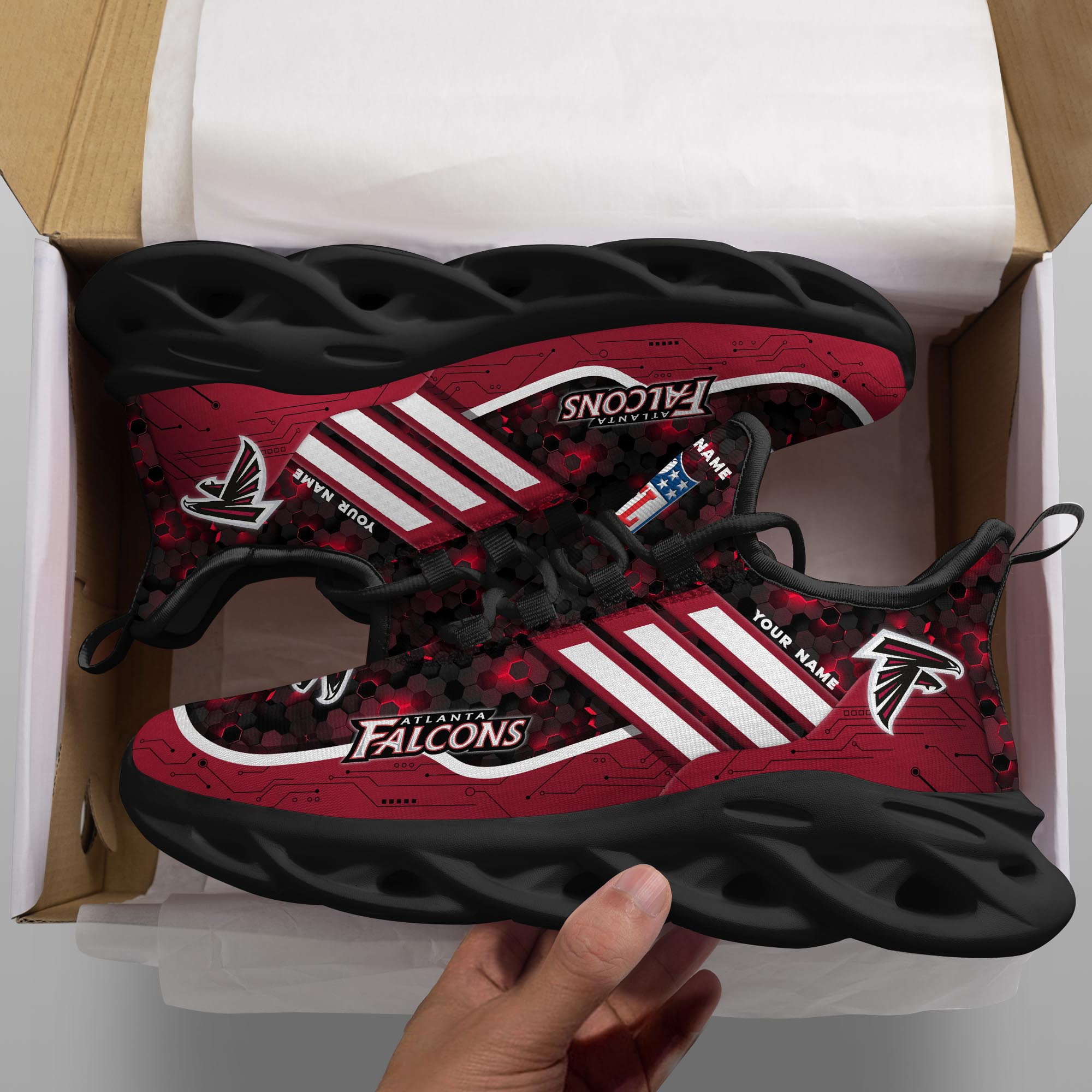 atlanta falcons personalized yezy running sneakers spd640 aevhg