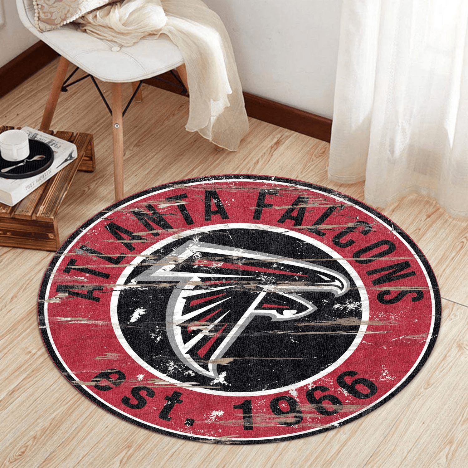 atlanta falcons round rug 167 t7lzp