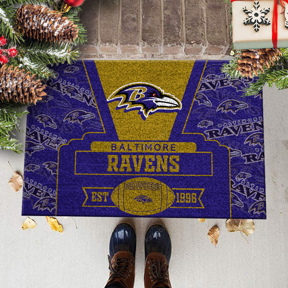 baltimore ravens doormat bg156 whnec