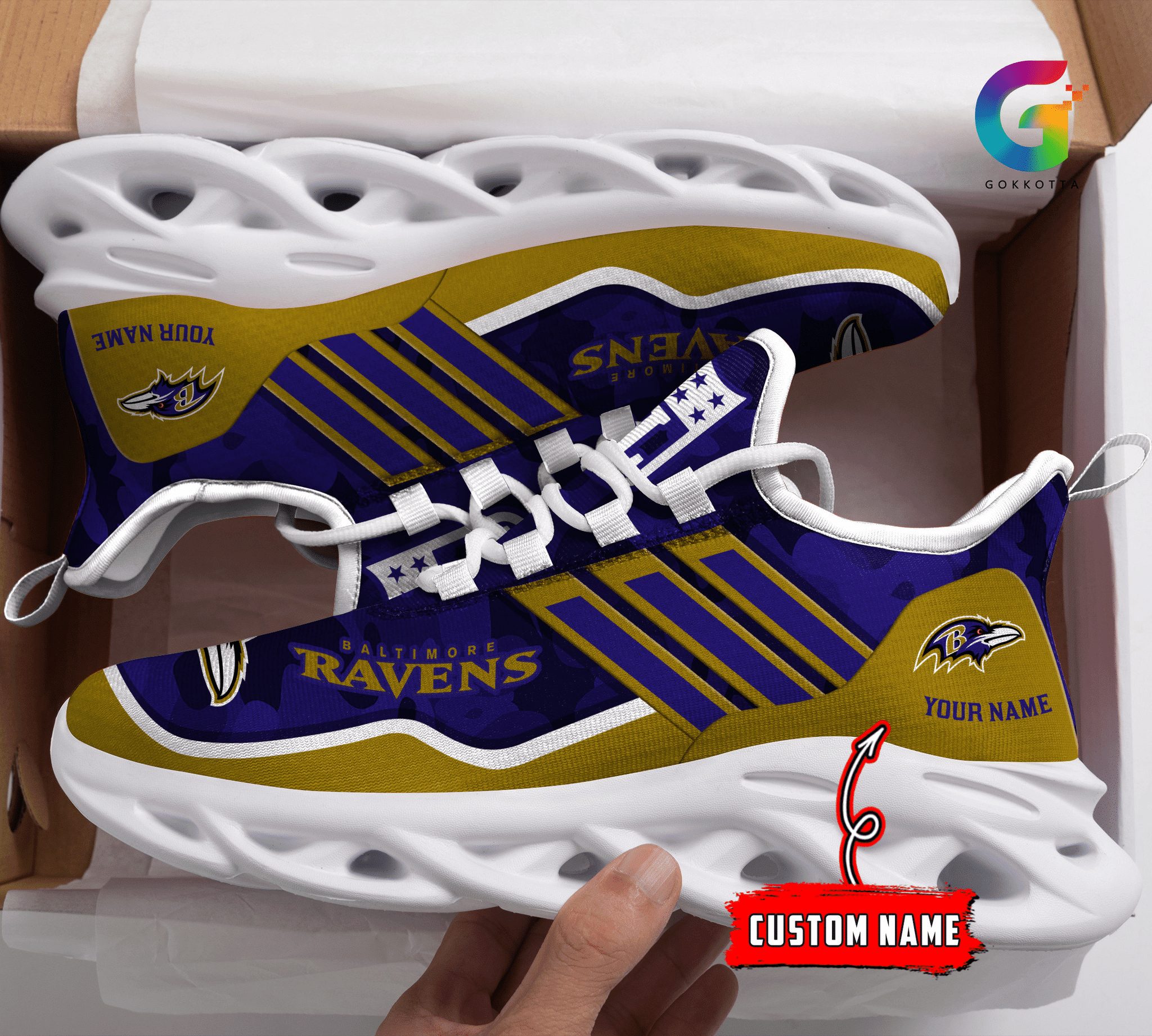 baltimore ravens personalized yezy running sneakers bg330 ug3zp