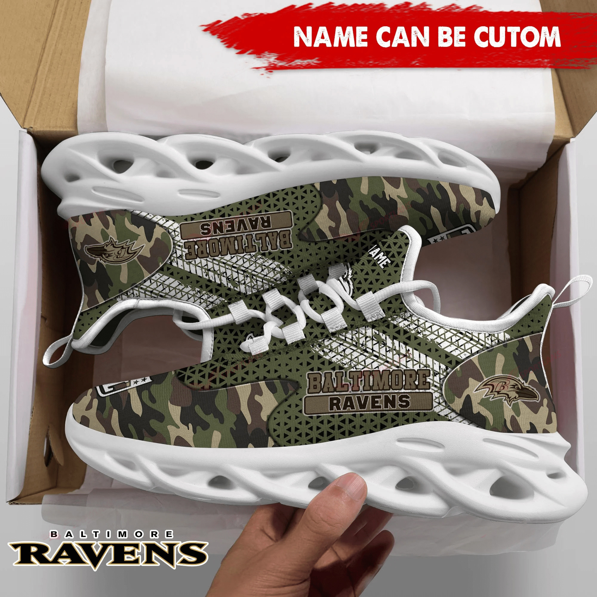 baltimore ravens personalized yezy running sneakers spd592 olaoy