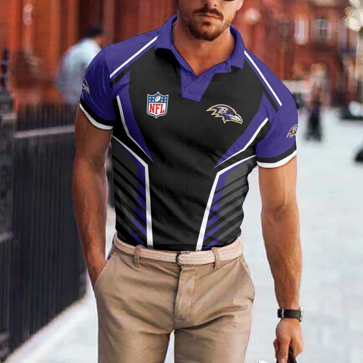 baltimore ravens polo t shirt 058 xkjll