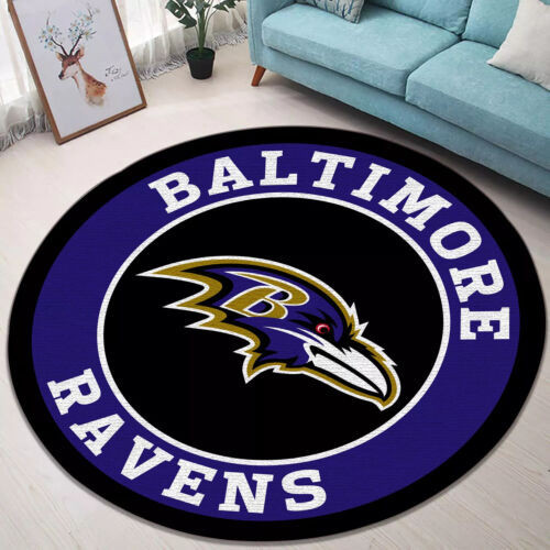 baltimore ravens round rug 53 aqvm8