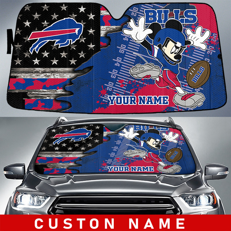 buffalo bills personalized auto sun shade bg121 adgyj