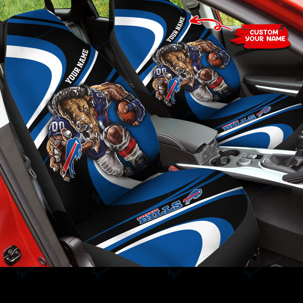 buffalo bills personalized car seat covers bg93 qeoyn