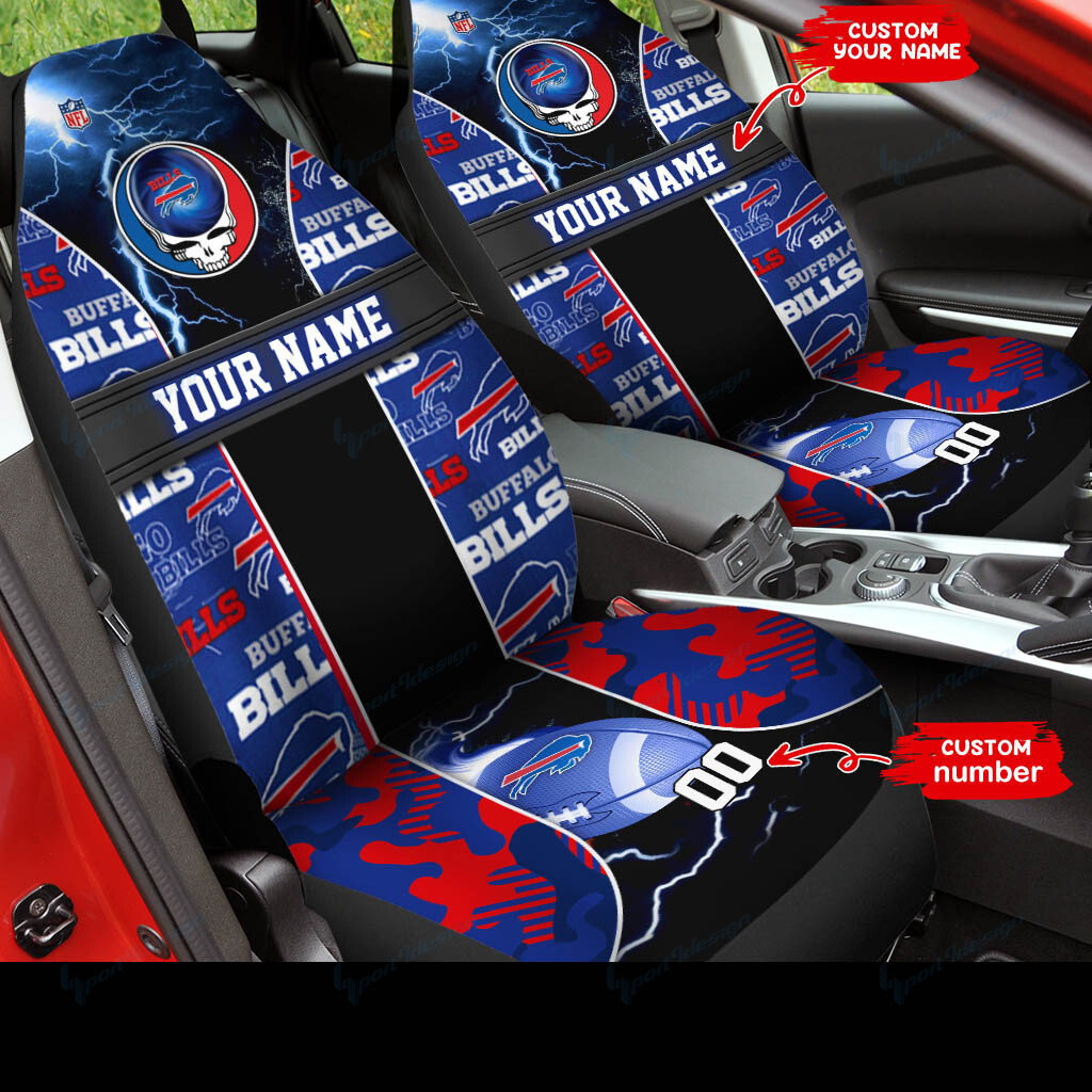 buffalo bills personalized car seat covers bg98 qin36