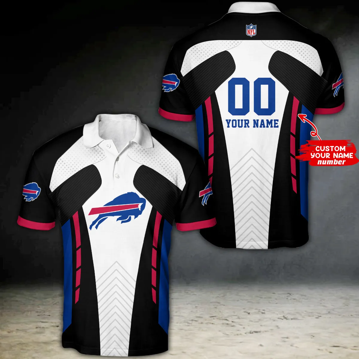 buffalo bills personalized polo t shirt bg16 laqnk