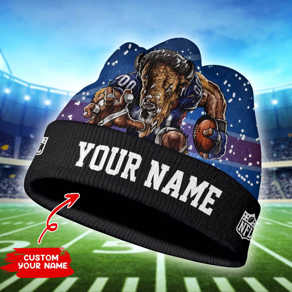 buffalo bills personalized wool beanie 181 9bhln