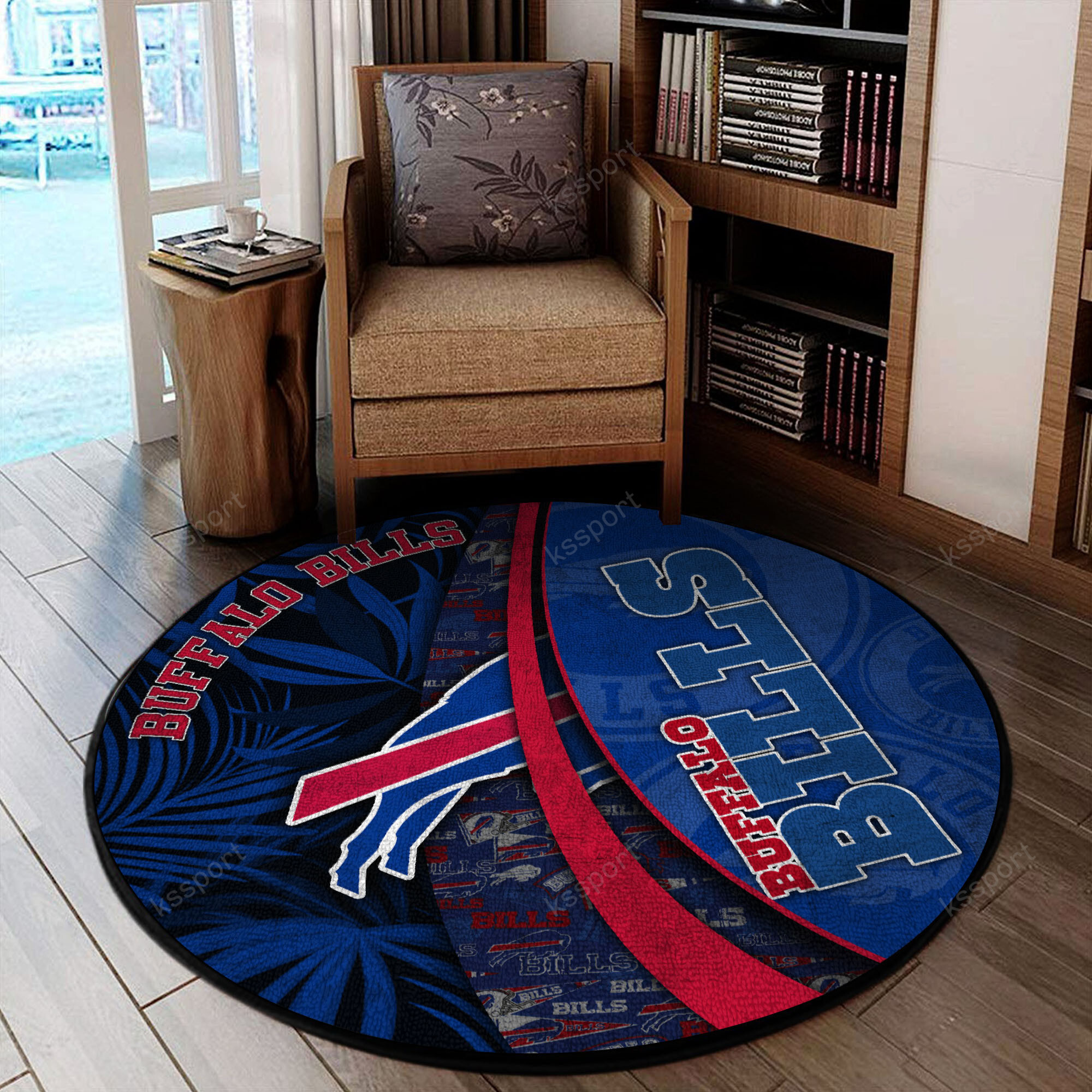 buffalo bills round rug 123 p1us4
