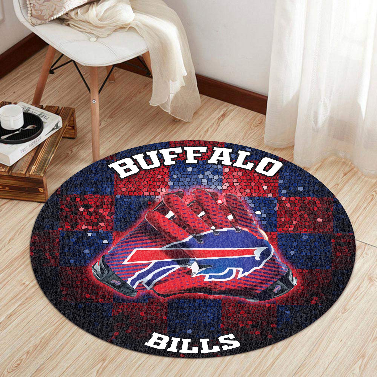 buffalo bills round rug 161 8bsya