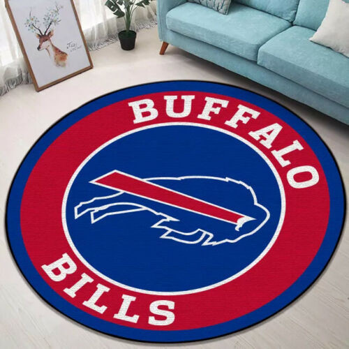 buffalo bills round rug 51 athb7