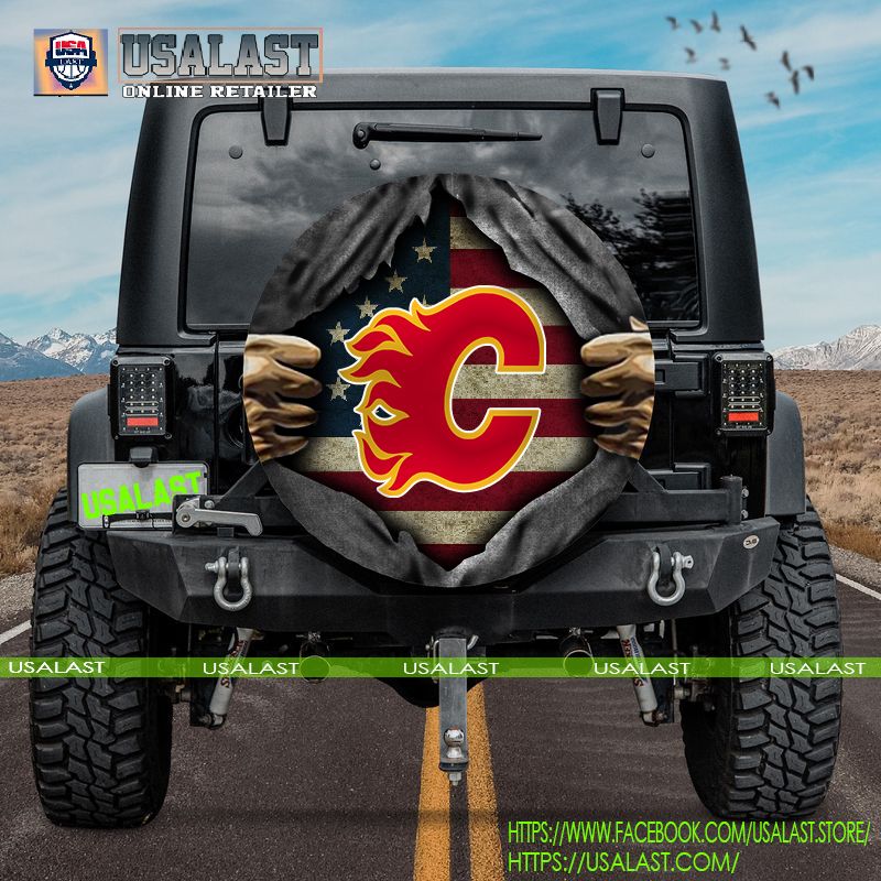 calgary flames spare tire cover 1 o9IJF