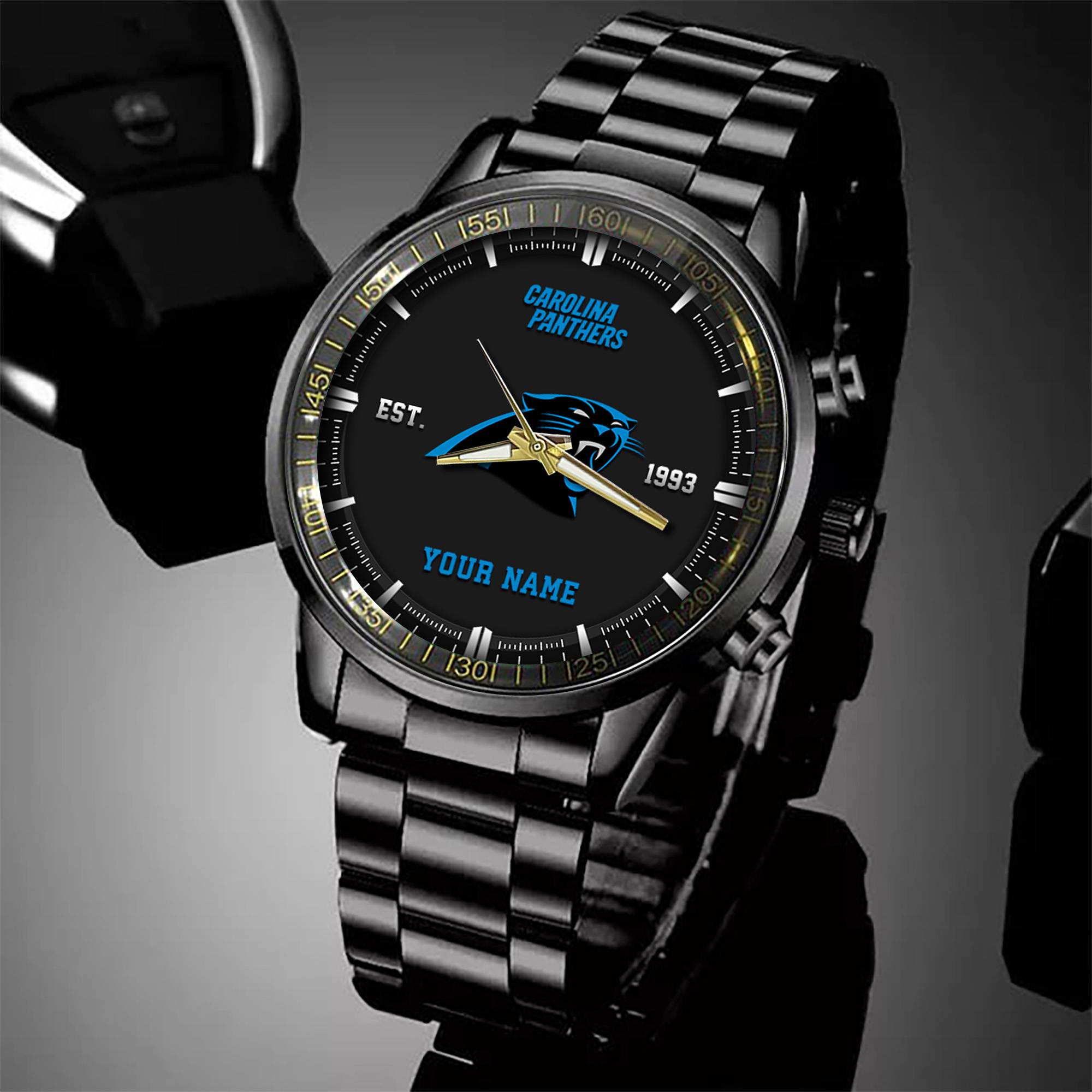 carolina panthers black fashion watch custom your name sport black fashion watch football fan gifts black fashion watch custom your name sport black fashion watch football fan gifts ehivm 57648 legvy