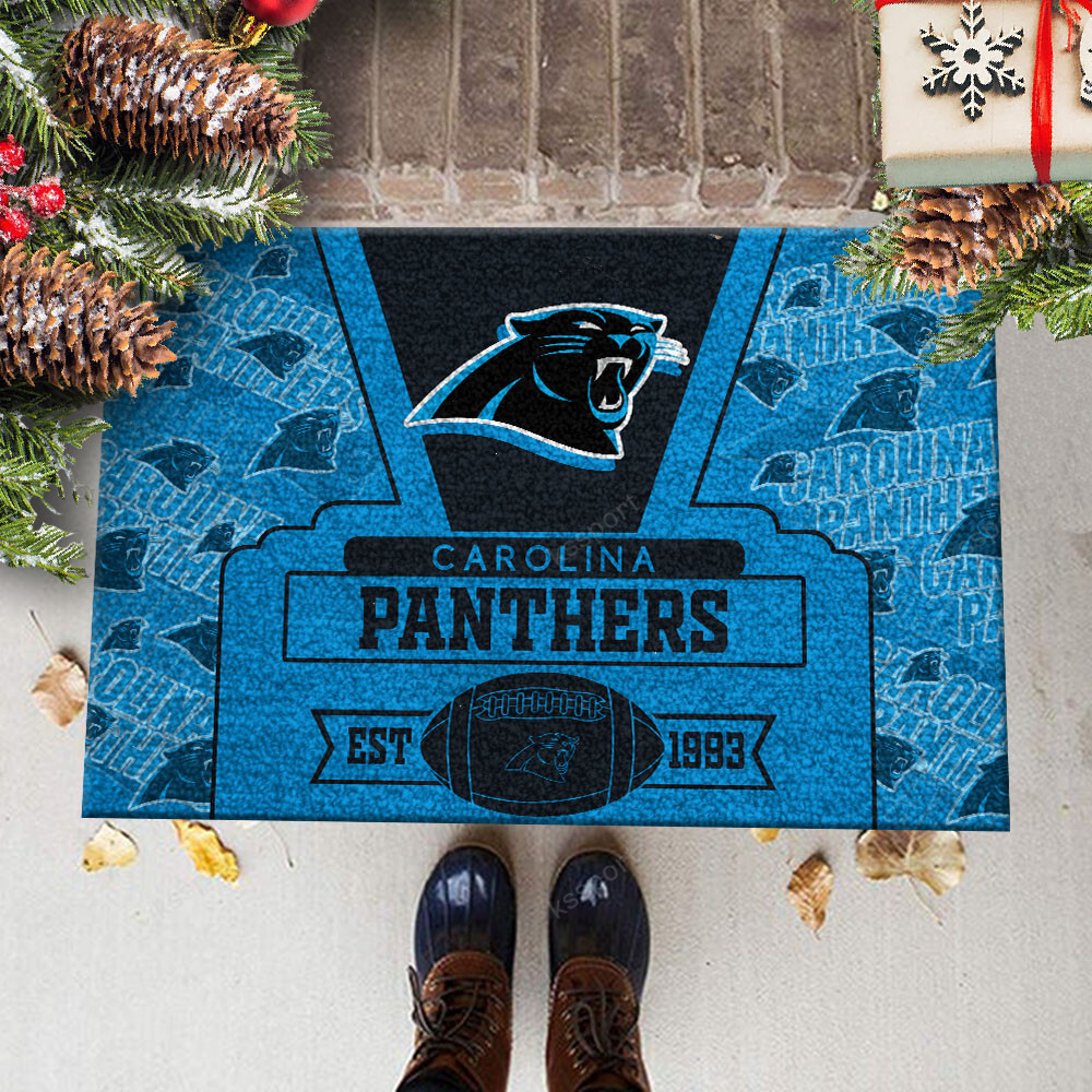 carolina panthers doormat bg158 8ur8i