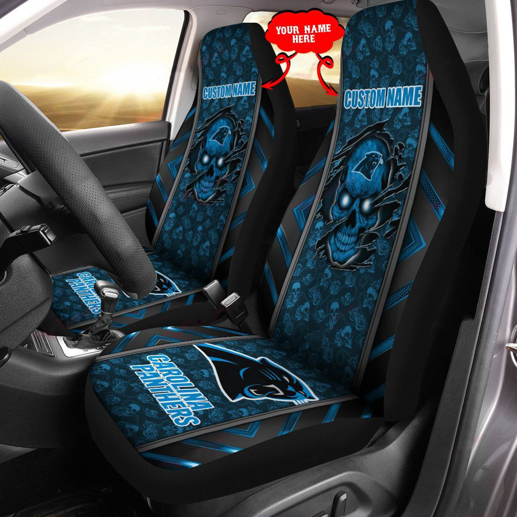 carolina panthers personalized car seat covers bg442 lyiwn