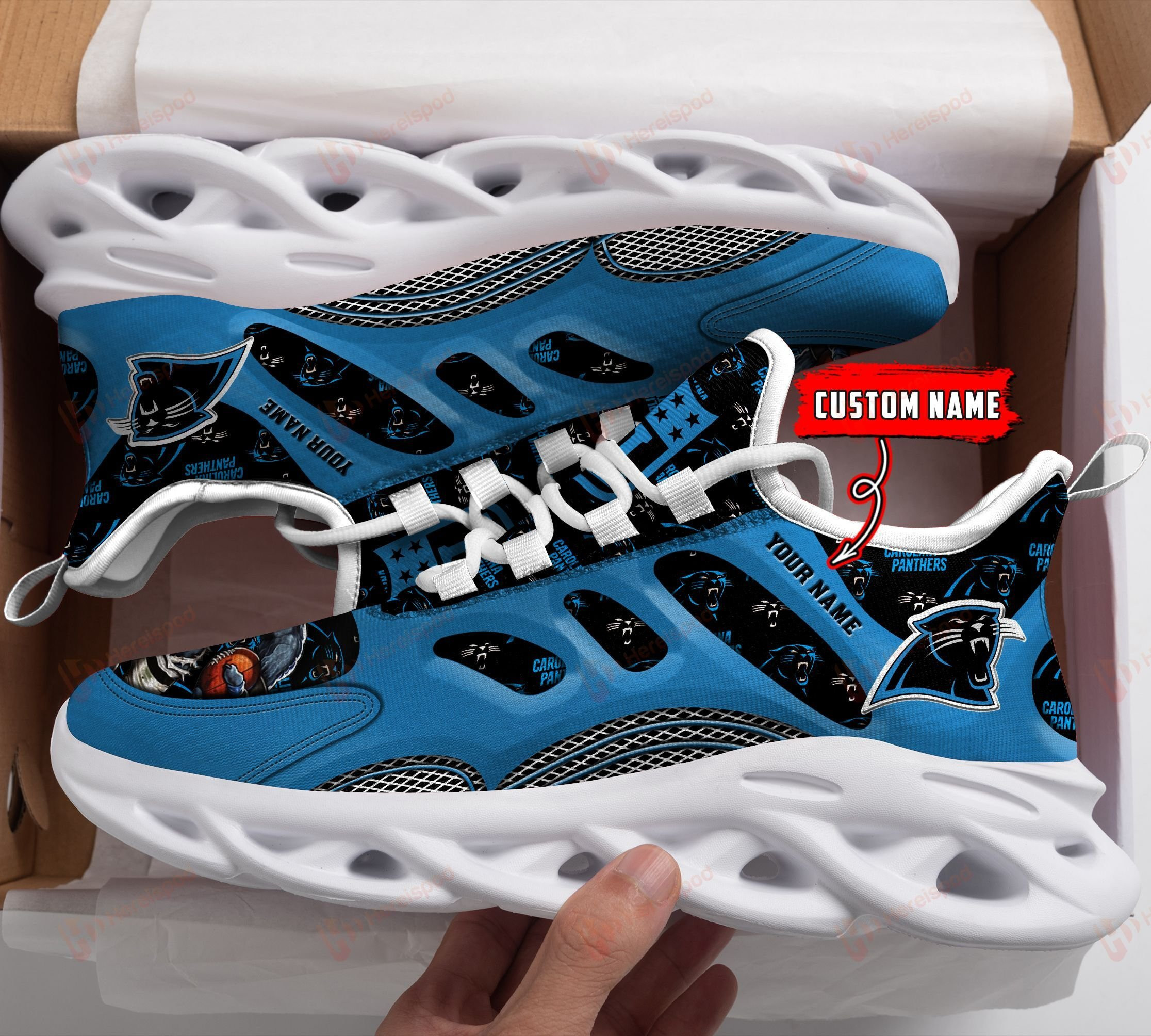 carolina panthers personalized yezy running sneakers 215 jo7yw carolina panthers personalized yezy running sneakers 215 jo7yw
