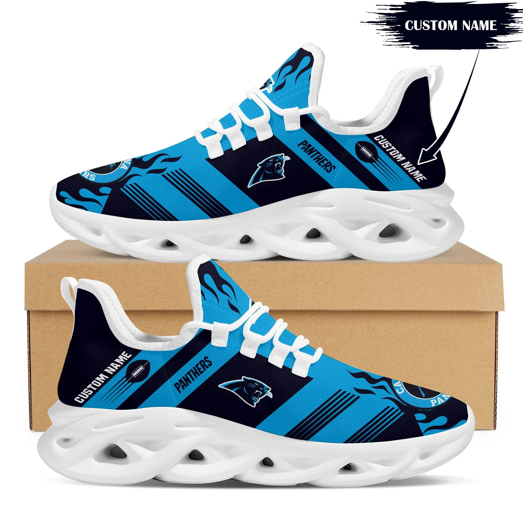 carolina panthers personalized yezy running sneakers bb571 cgq0d