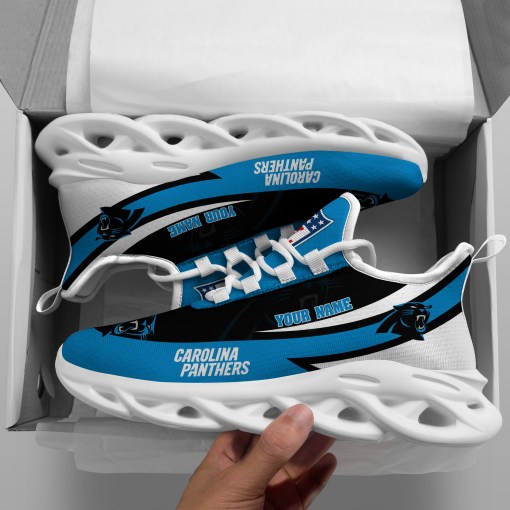 carolina panthers white max soul shoes custom your name sports gift for fan sport gifts ehivm 53410 0e6lv