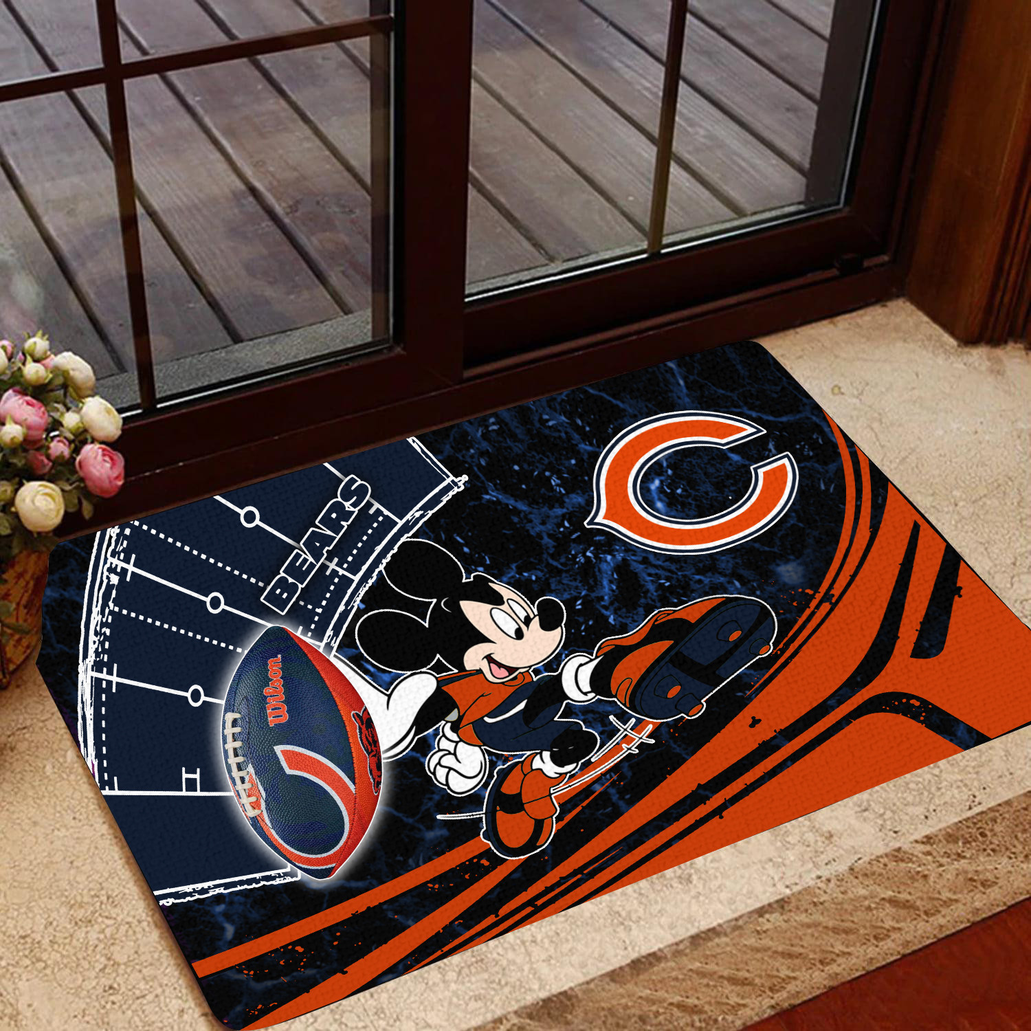 chicago bears doormat bg238 l8afx