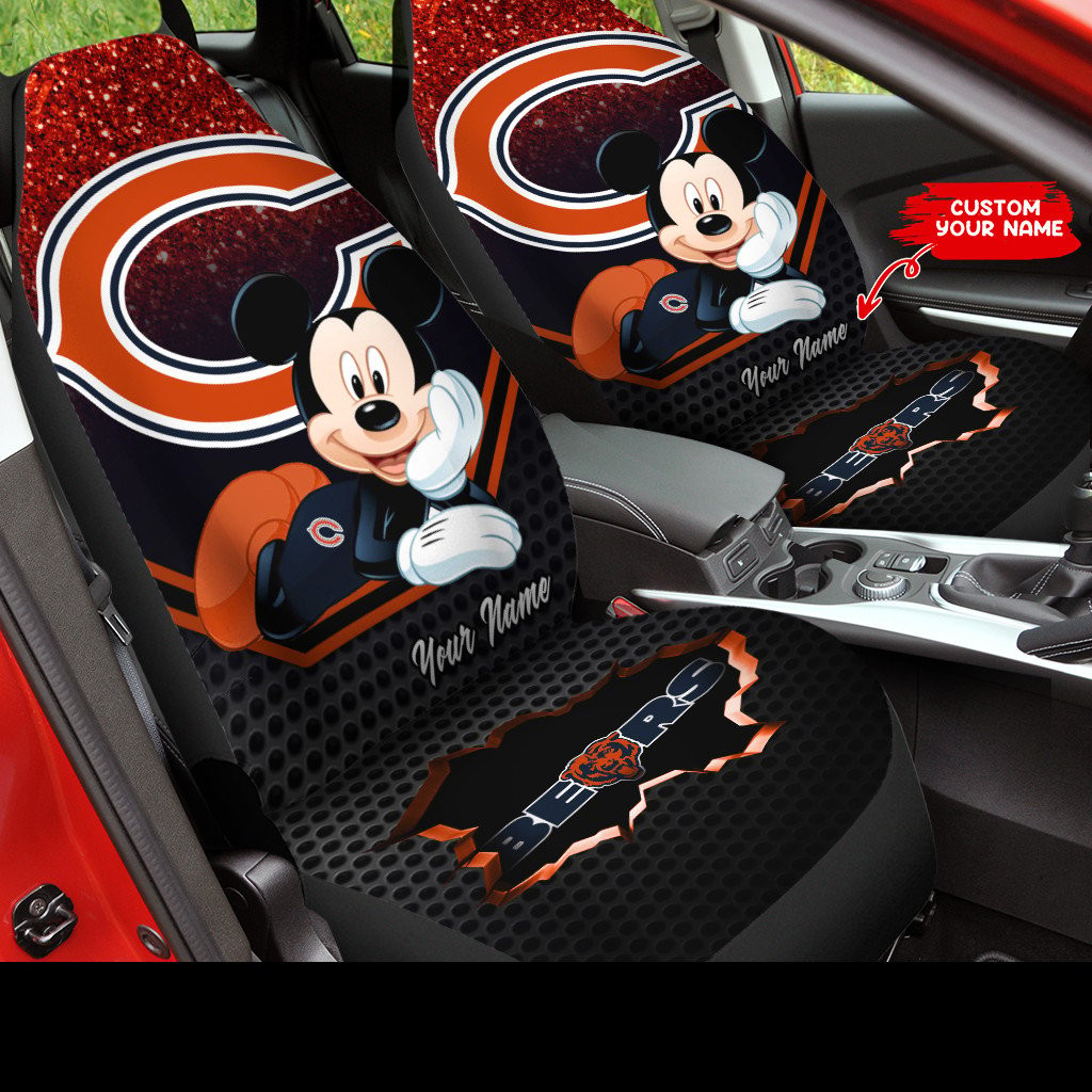 chicago bears personalized car seat covers bg221 rjm0l