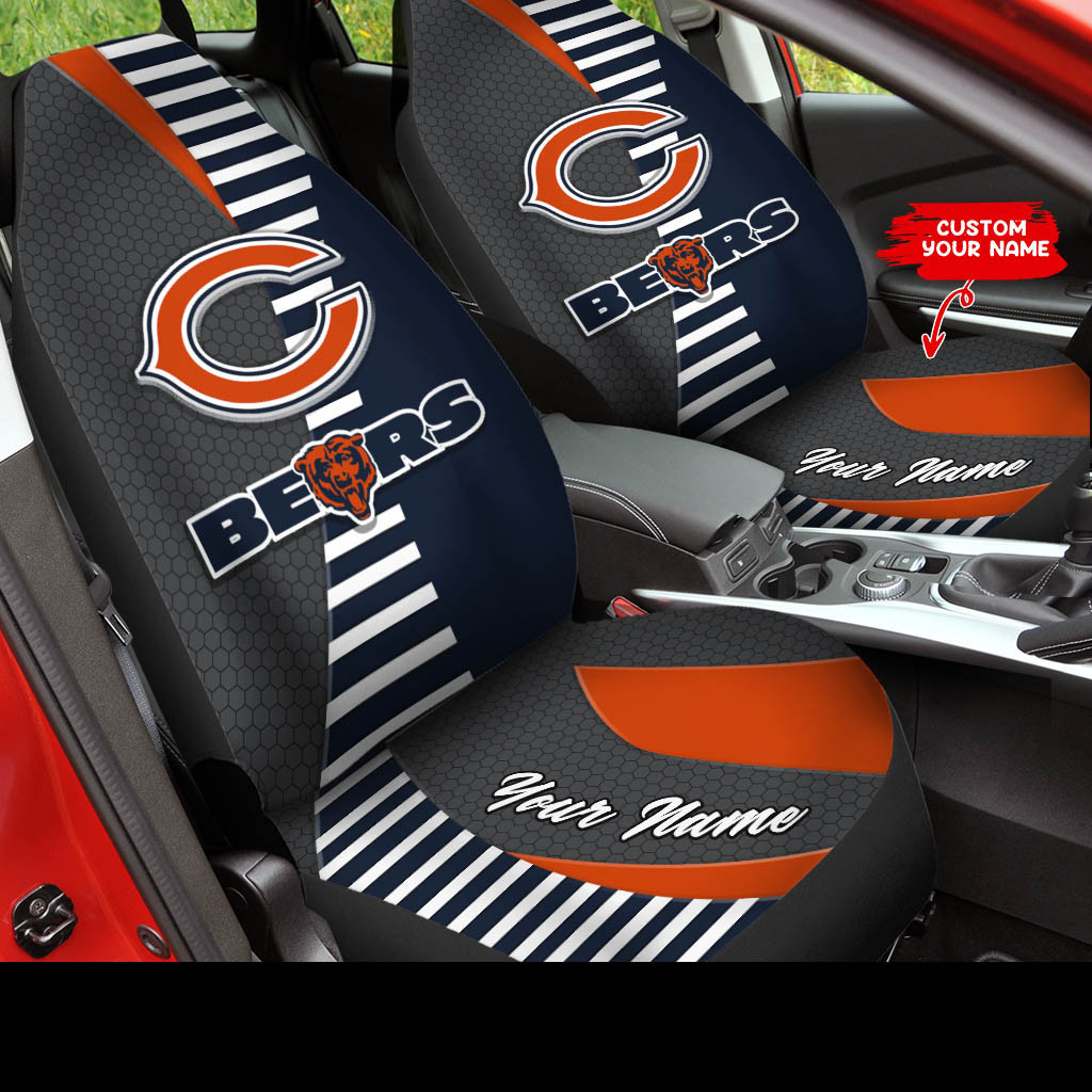 chicago bears personalized car seat covers bg273 ntuu2