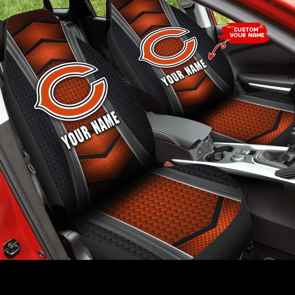 chicago bears personalized car seat covers bg358 kuaco