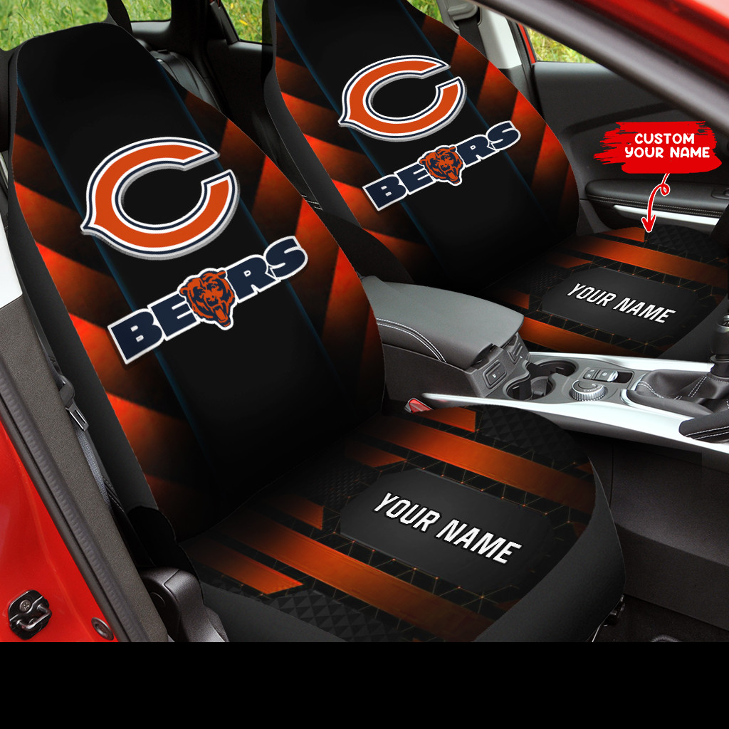 chicago bears personalized car seat covers bg471 xrtg6