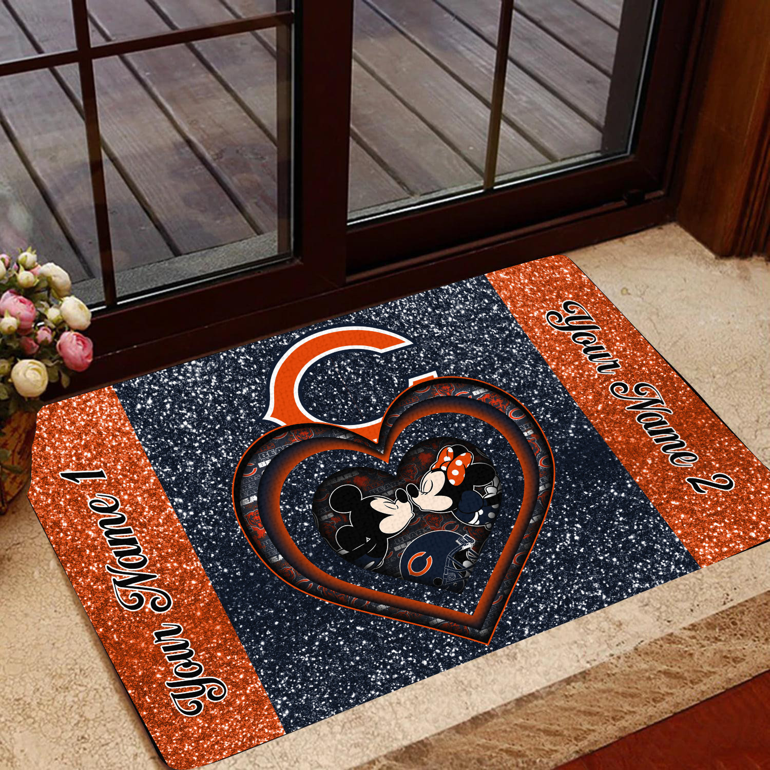 chicago bears personalized doormat bg235 6gwrm