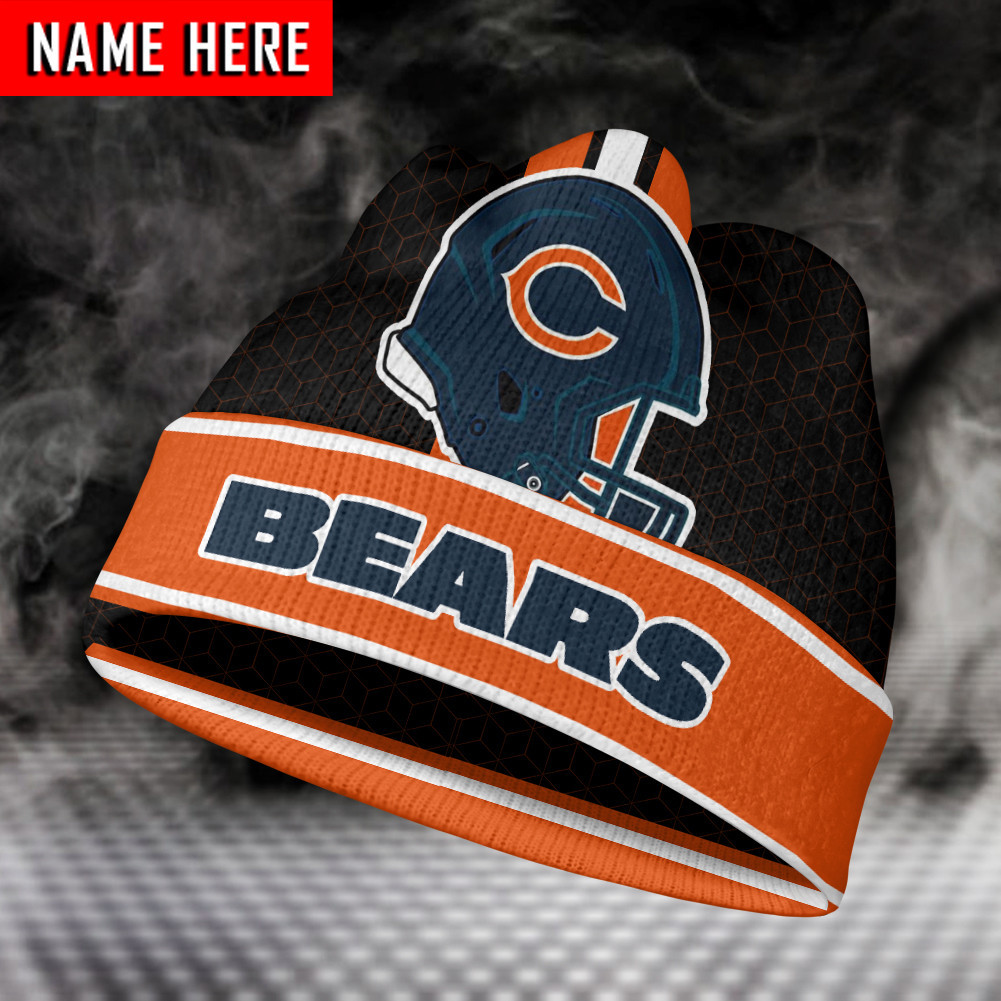 chicago bears personalized wool beanie 191 hj3hn