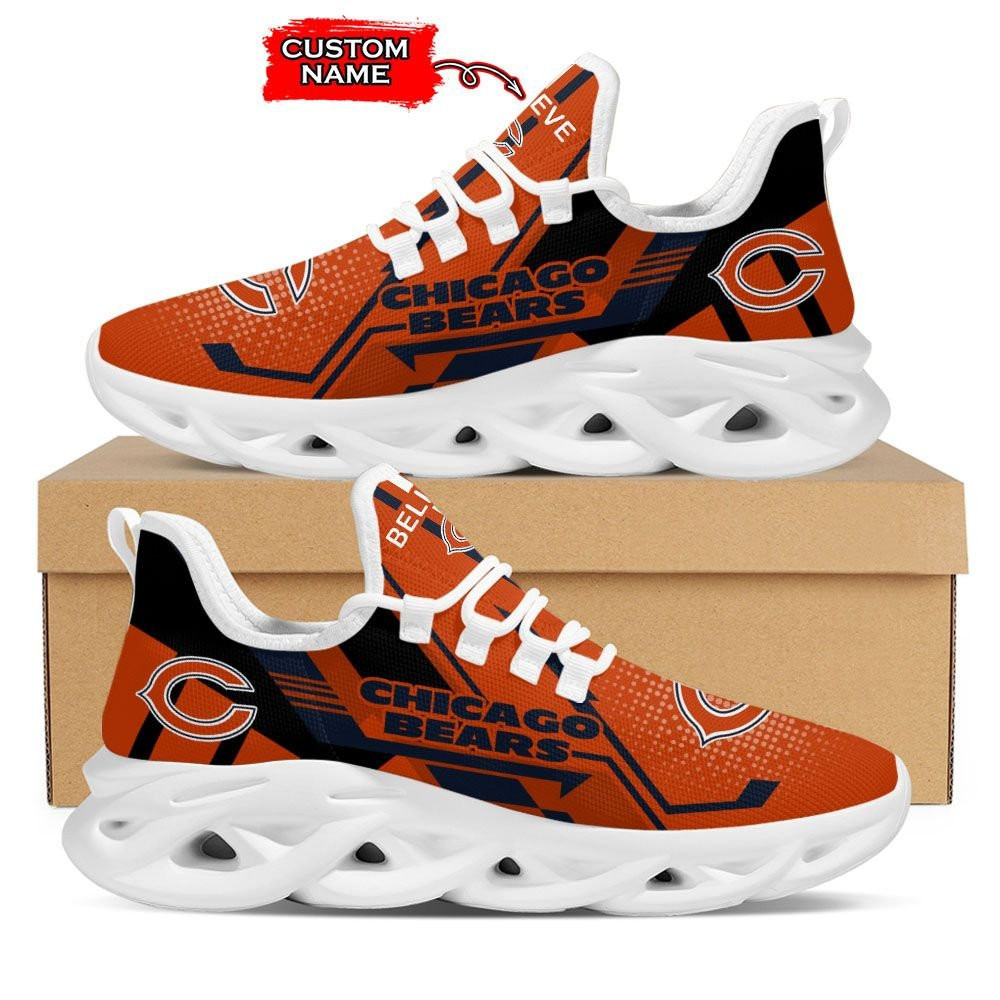 chicago bears personalized yezy running sneakers 783 smglt