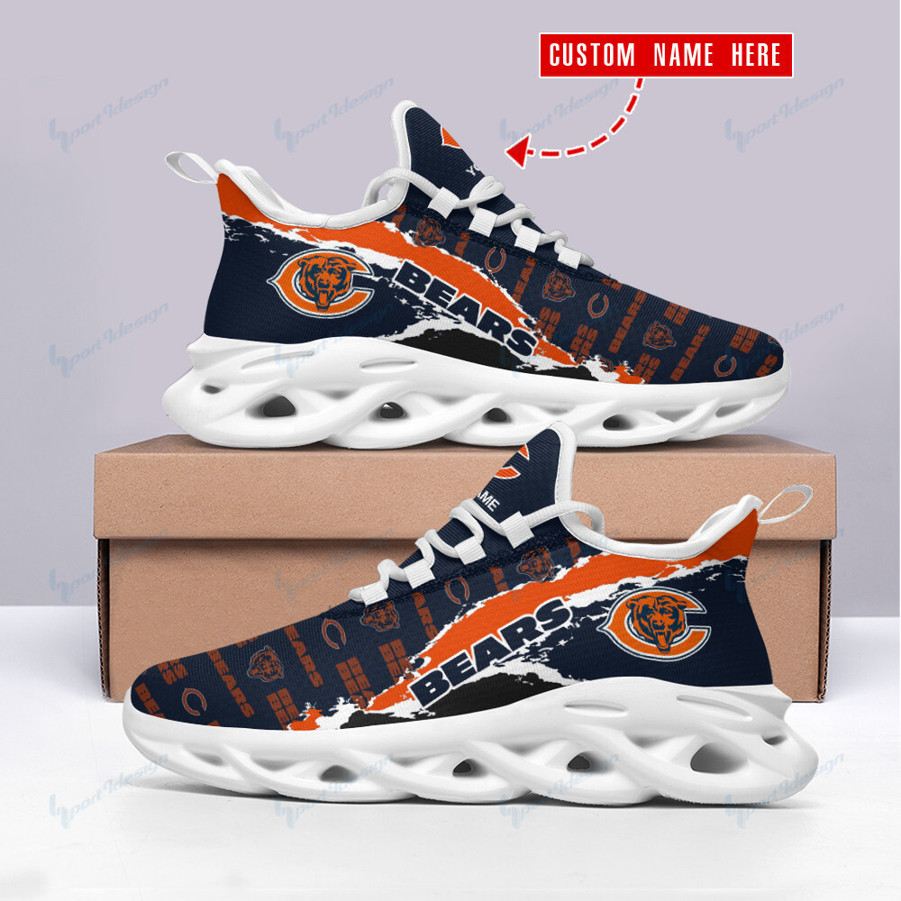 chicago bears personalized yezy running sneakers bb847 qgkea